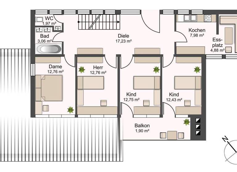 Haus zum Kauf 1.200.000 € 6 Zimmer 165 m² 1.630 m² Grundstück Peter u. Paul Landshut 84028