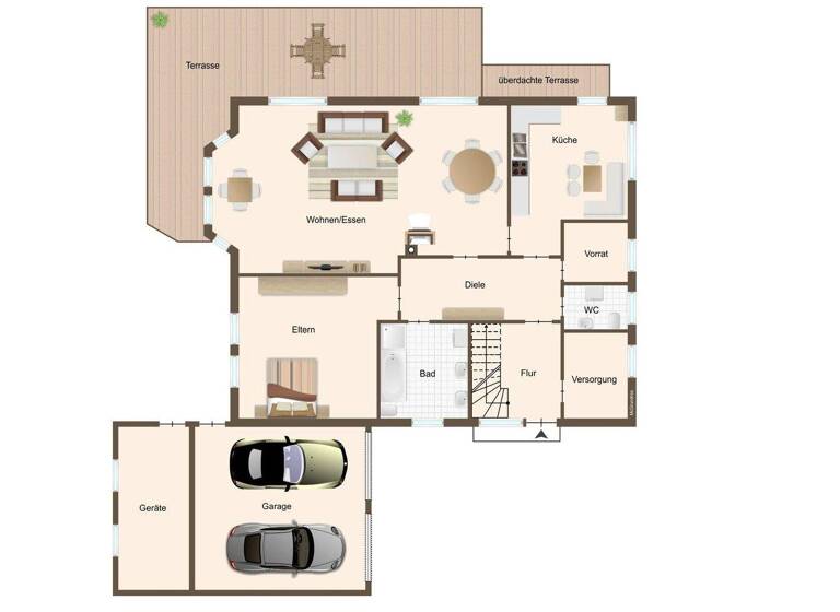 Einfamilienhaus zum Kauf 490.000 € 6 Zimmer 217 m² 768 m² Grundstück Großenkneten 26197