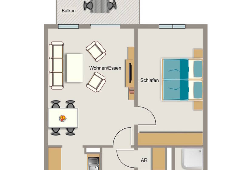 Wohnung zur Miete - Erstbezug 772 € 2 Zimmer 64,3 m² 2. Geschoss frei ab 01.08.2026 Franz-Lenze-Platz 41 Vierlinden Duisburg 47178