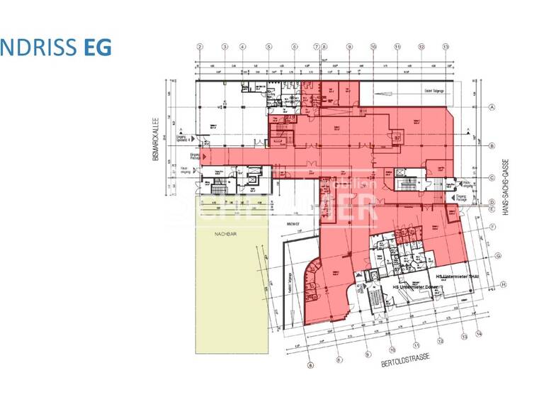 Gastronomie/Hotel zur Miete 13,50 € 943,4 m² Gastrofläche Altstadt Freiburg im Breisgau 79098
