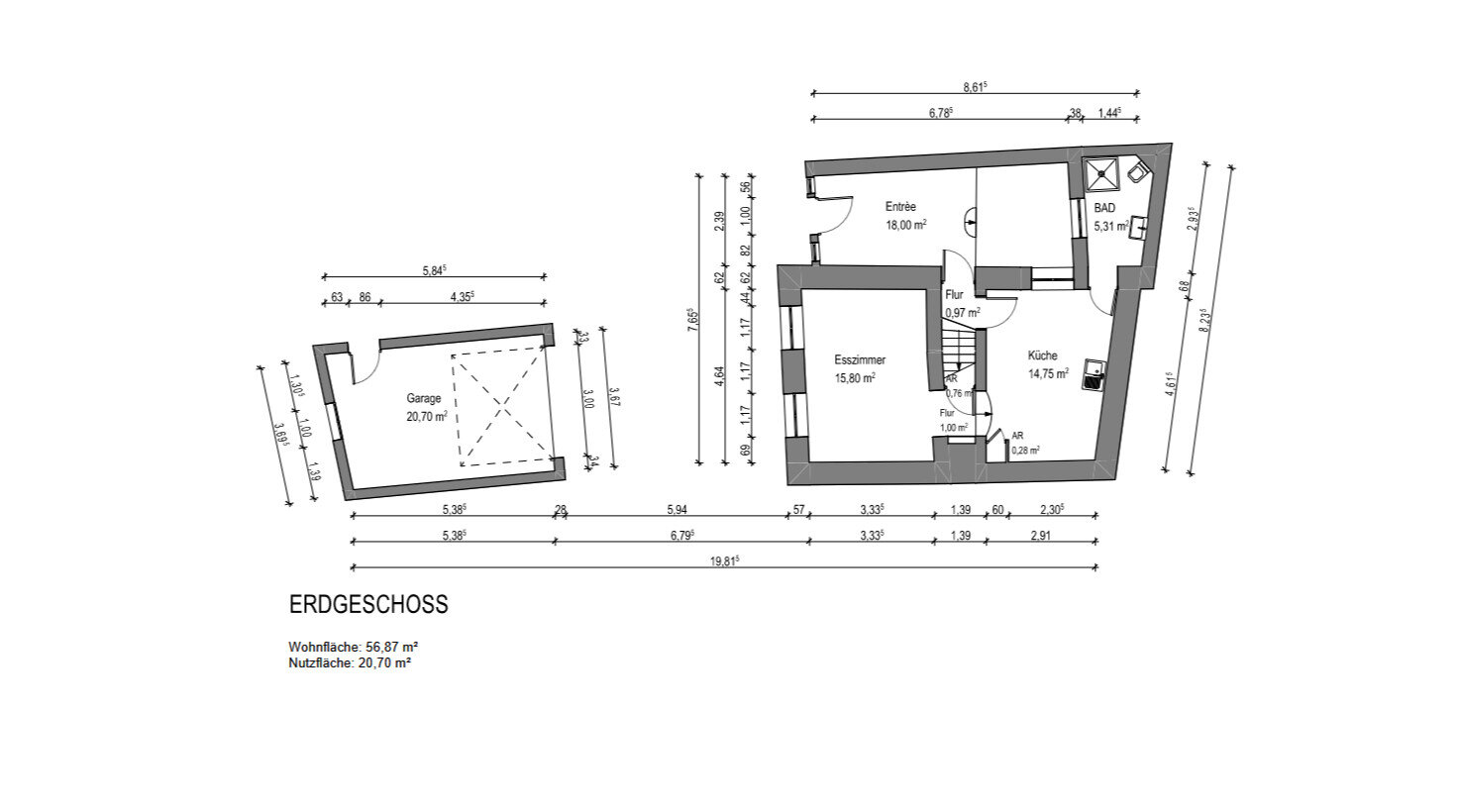 Doppelhaushälfte zum Kauf 199.000 € 6 Zimmer 115 m²<br/>Wohnfläche 180 m²<br/>Grundstück Schmelz Schmelz / Außen 66839