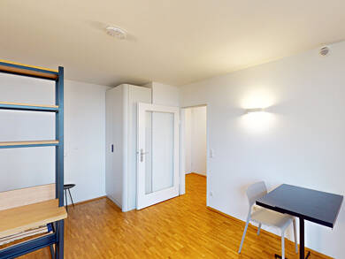 Wohnung zur Miete 580 € 1 Zimmer 27,6 m² 6. Geschoss Paul-Gossen-Straße 119 Erlangen-Süd Erlangen 91052