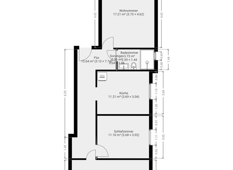 Wohnung zur Miete 1.055 € 3 Zimmer 72,8 m² Geschoss EG/4 frei ab 20.04.2026 Göttingen 37083