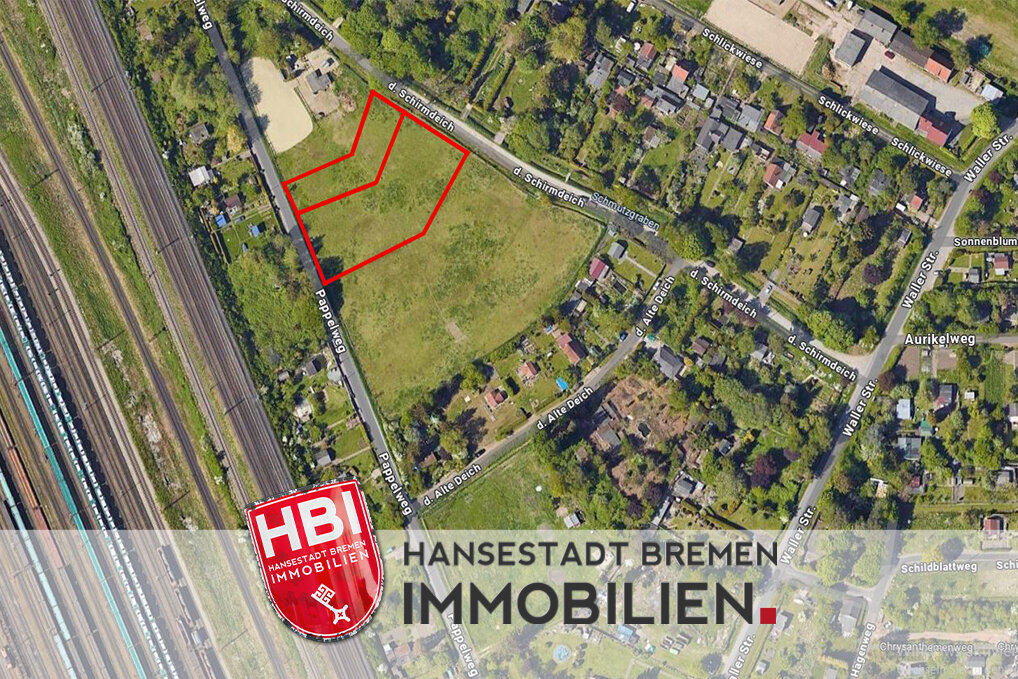 Grundstück zum Kauf 29.000 € 3.541 m²<br/>Grundstück In den Wischen Bremen 28219