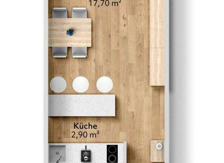 Studio zum Kauf 325.000 € 1 Zimmer 28 m² 6. Geschoss Schwabing-West München 80797