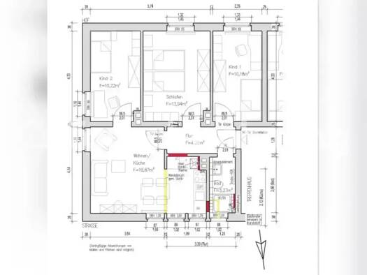 Wohnung zur Miete Tauschwohnung 615 € 3 Zimmer 62 m² 2. Geschoss Oberricklingen Hannover 30459