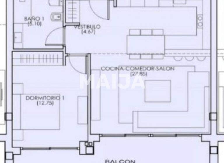 Studio zum Kauf 240.000 € 2 Zimmer 55,9 m² 1. Geschoss Calle Patricio Zammit 20 Torrevieja 03182