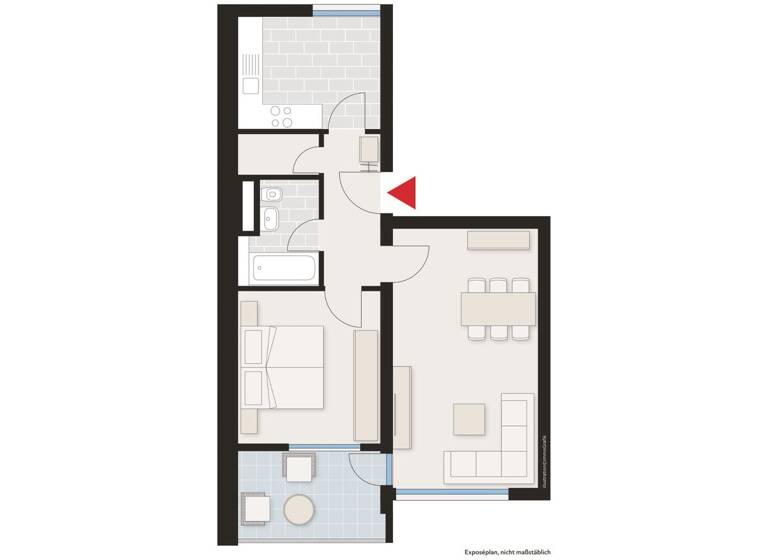 Wohnung zum Kauf provisionsfrei 237.900 € 2 Zimmer 58,6 m² 8. Geschoss Pelikanstr. A 53 A Neugereut Stuttgart 70378