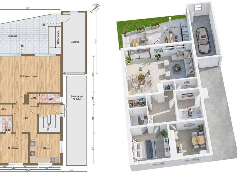 Doppelhaushälfte zum Kauf provisionsfrei 749.000 € 9 Zimmer 235 m² 394 m² Grundstück Brand Aachen-Brand 52078