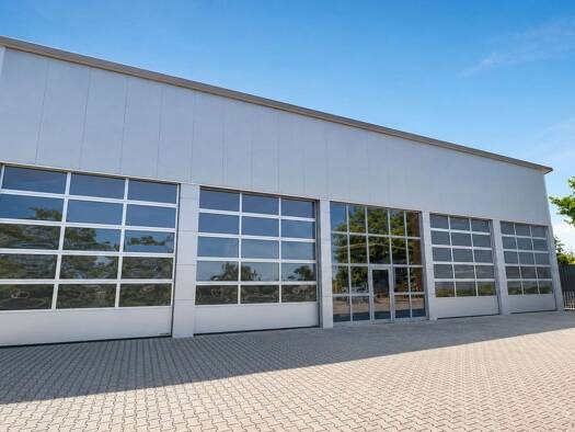 Lagerhalle zur Miete provisionsfrei 392 m² Lagerfläche teilbar von 80 m² bis 392 m² In den zehn Morgen 11 Bretzenheim 55559