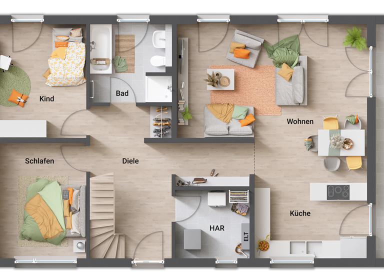 Haus zum Kauf provisionsfrei 407.985 € 3 Zimmer 126 m² 505 m² Grundstück Nünschweiler 66989