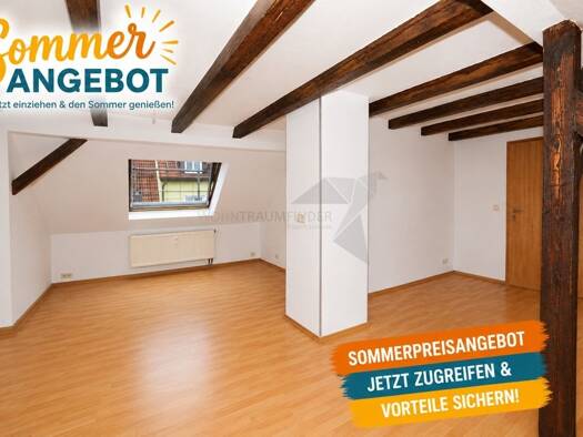 Maisonette zur Miete 378 € 2 Zimmer 72,7 m² 3. Geschoss Brunnenstraße 22 Bahnhofsvorstadt Zwickau 08056