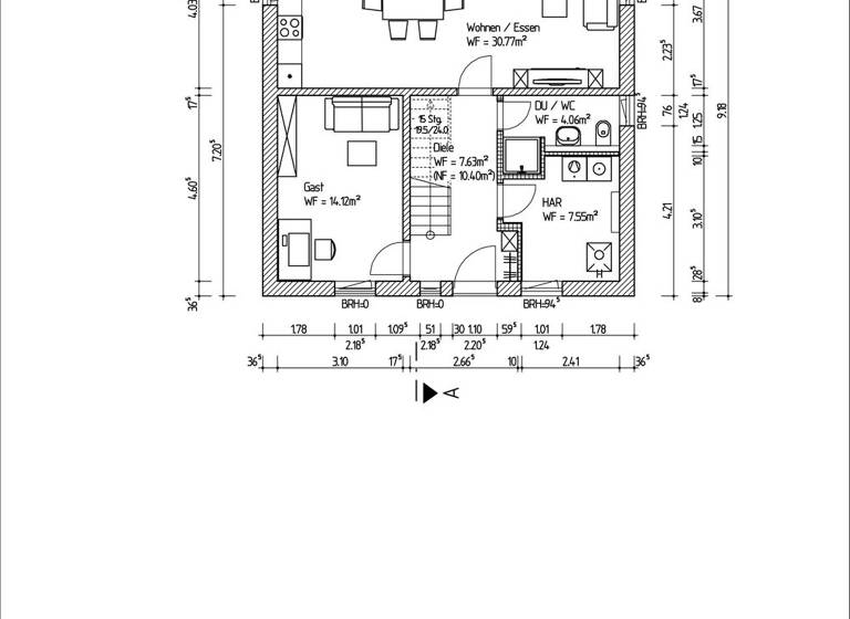 Stadthaus zum Kauf provisionsfrei 509.700 € 6 Zimmer 133 m² 468 m² Grundstück frei ab 31.12.2026 An der Gartenstadt  23 Taucha 04425
