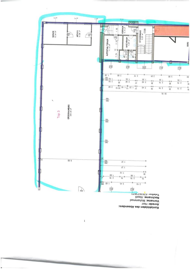 Büro-/Praxisfläche zur Miete 2.286 € 285,7 m²<br/>Bürofläche Dietach 4407