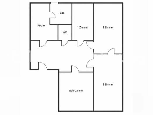 Wohnung zur Miete Tauschwohnung 695 € 4 Zimmer 80 m² 2. Geschoss St. Gertrud St. Gertrud 23564