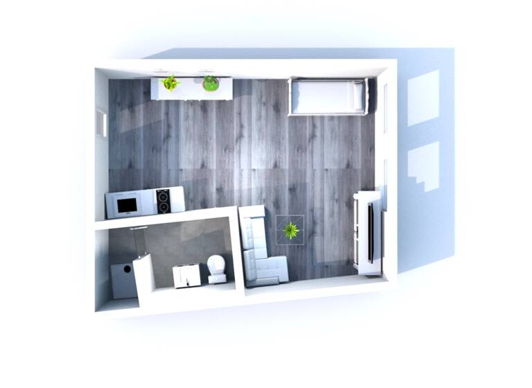 Studio zur Miete - Erstbezug 450 € 1 Zimmer 28 m² 3. Geschoss frei ab 01.07.2026 Dr.-Hans-Kapfinger-Str. 32 Haidenhof-Nord Passau 94032