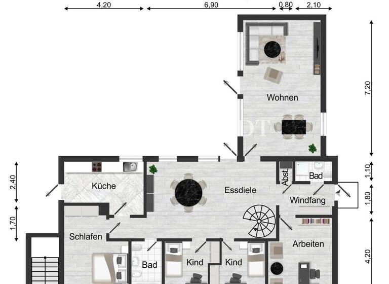 Einfamilienhaus zum Kauf 329.000 € 6 Zimmer 127 m² 1.669 m² Grundstück Eutin 23701