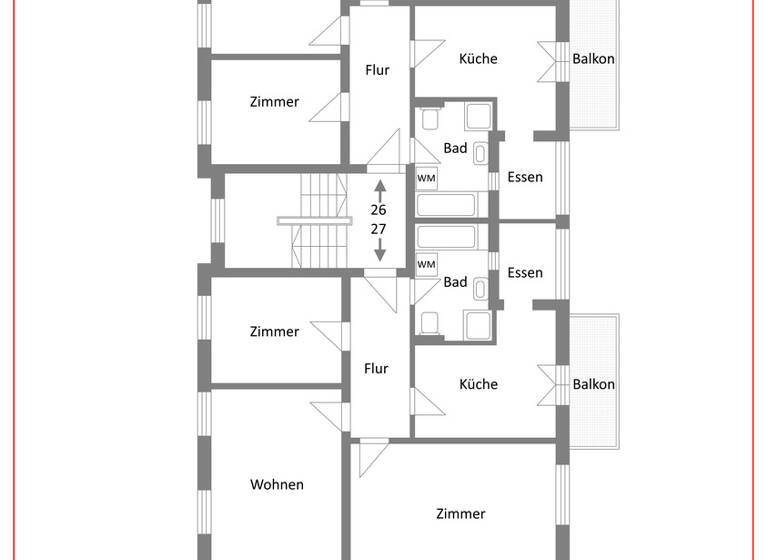 Wohnung zum Kauf 260.000 € 3 Zimmer 78 m² 2. Geschoss Strehlen Dresden 01219