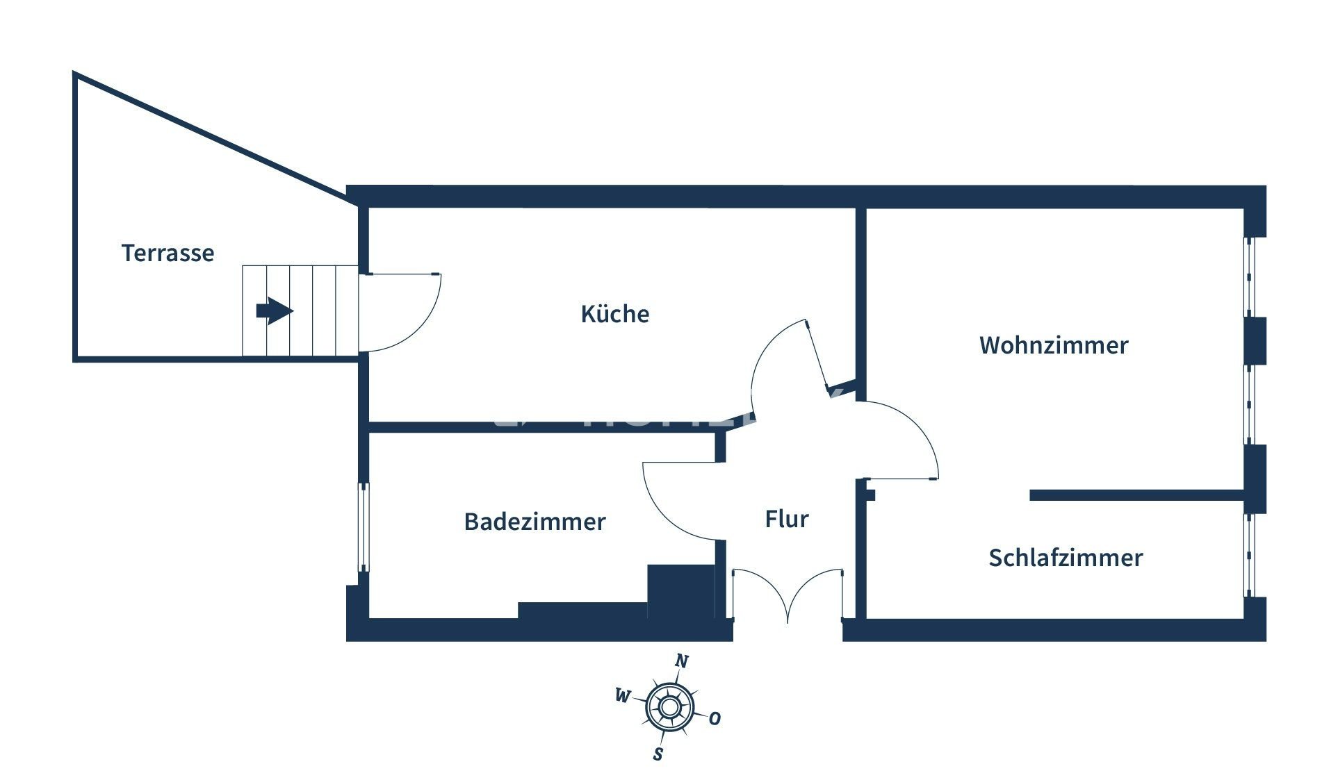 Wohnung zum Kauf 109.000 € 1,5 Zimmer 47 m²<br/>Wohnfläche EG<br/>Geschoss Stötteritz Leipzig 04299