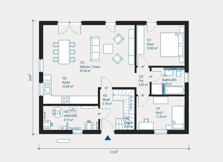 Mehrfamilienhaus zum Kauf 664.900 € 6 Zimmer 194 m² 507,4 m² Grundstück Weisenbach 76599