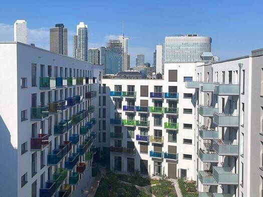 Wohnung zur Miete 1.450 € 2 Zimmer 69 m² 6. Geschoss frei ab sofort Kleyerstraße 11 Gallus Frankfurt am Main 60326