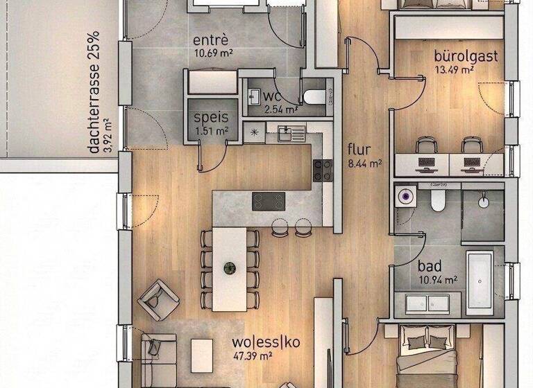 Mehrfamilienhaus zum Kauf - Erstbezug provisionsfrei 720.000 € 4 Zimmer 136,2 m² frei ab 01.01.2027 Rödlbergstraße 5 Undorf Nittendorf 93152