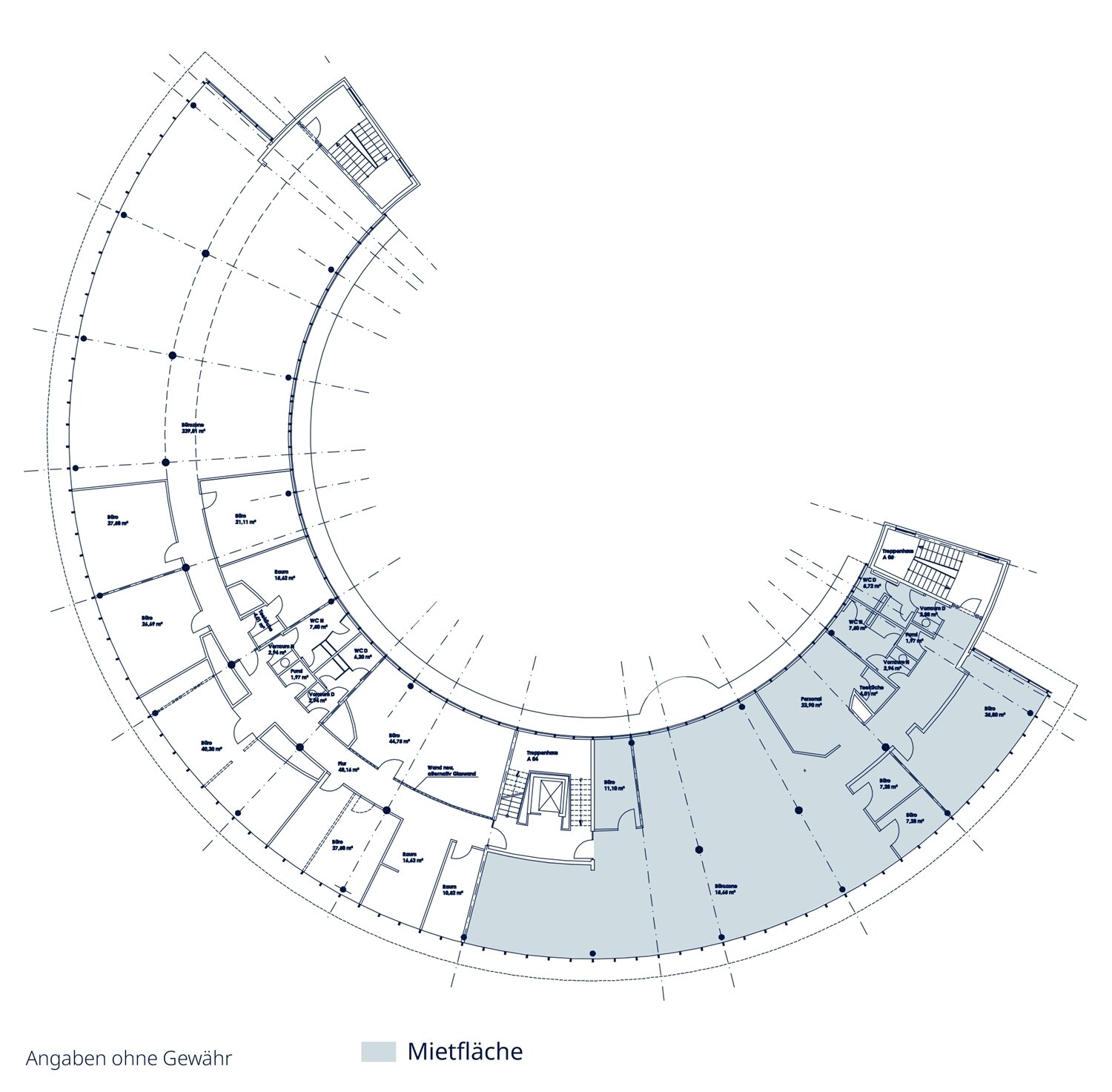 Bürofläche zur Miete provisionsfrei 11,50 € 325,1 m²<br/>Bürofläche Alemannenhof 2 Godshorn Langenhagen 30853