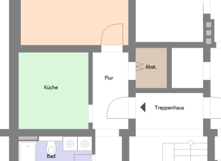 Wohnung zur Miete 350 € 2 Zimmer 64 m² 2. Geschoss frei ab 01.05.2026 Zittau 02763