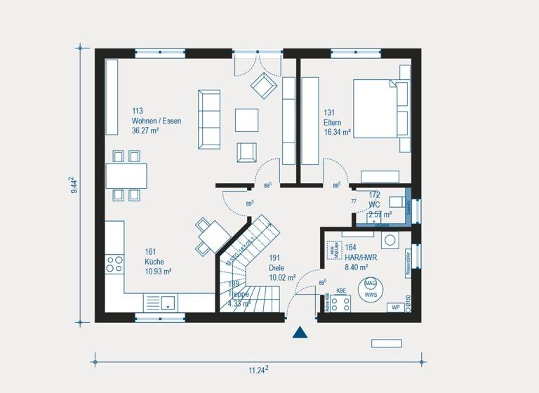 Einfamilienhaus zum Kauf 568.199 € 6 Zimmer 172 m² 616 m² Grundstück Mettmann 40822