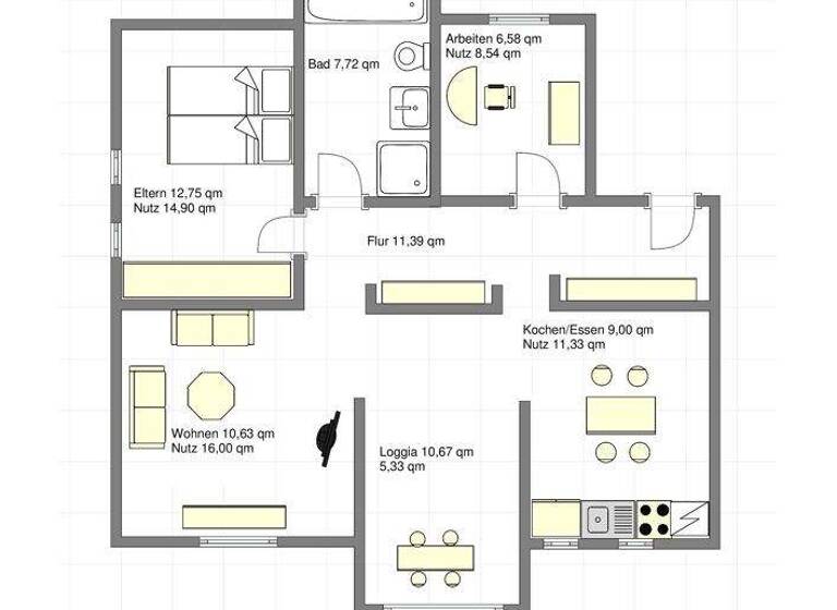 Wohnung zum Kauf - Erstbezug provisionsfrei 409.175 € 3 Zimmer 63 m² Wettstetten 85139