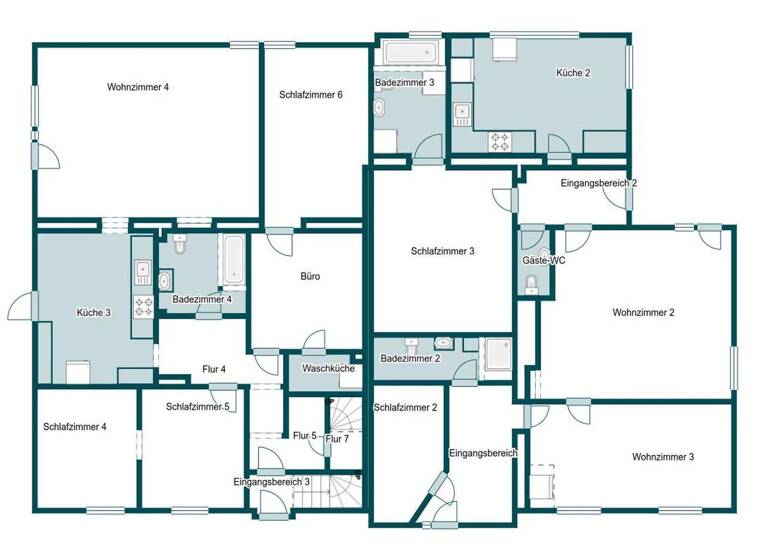 Mehrfamilienhaus zum Kauf als Kapitalanlage geeignet 349.000 € 9 Zimmer 274,4 m² 780,2 m² Grundstück Fahrenkrug 23795
