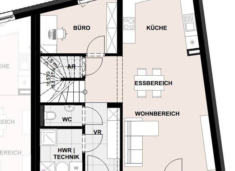 Reihenmittelhaus zur Miete - Erstbezug 1.350 € 5 Zimmer Markt Piesting 2753