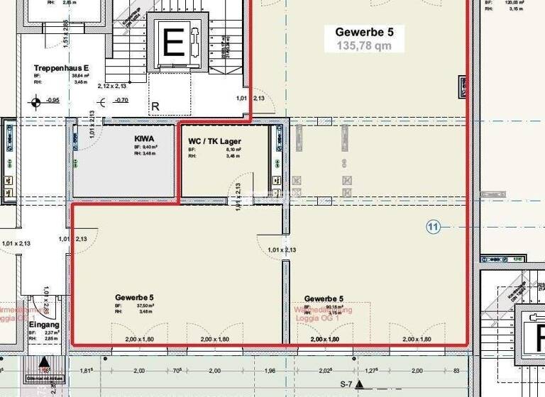 Ladenfläche zur Miete - Erstbezug 135,8 m² Verkaufsfläche Löbervorstadt Erfurt 99096