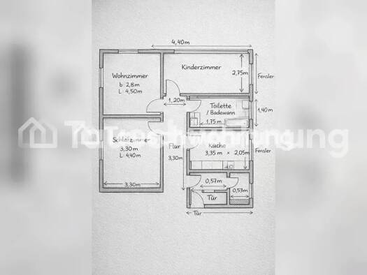 Wohnung zur Miete Tauschwohnung 465 € 3 Zimmer 58 m² Französisch Buchholz Pankow 13086