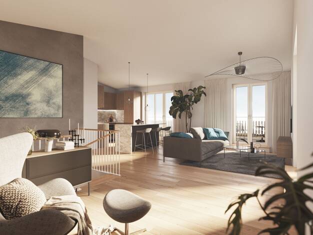 Wohnung zum Kauf - Neubau provisionsfrei 548.000 € 2 Zimmer 44 m² EG Bavariastrasse 36 Sendling München 80336