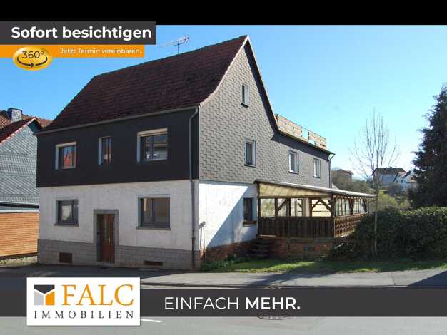 Einfamilienhaus zum Kauf provisionsfrei 159.000 € 13 Zimmer 255 m² 807 m² Grundstück Frankenau Frankenau 35110
