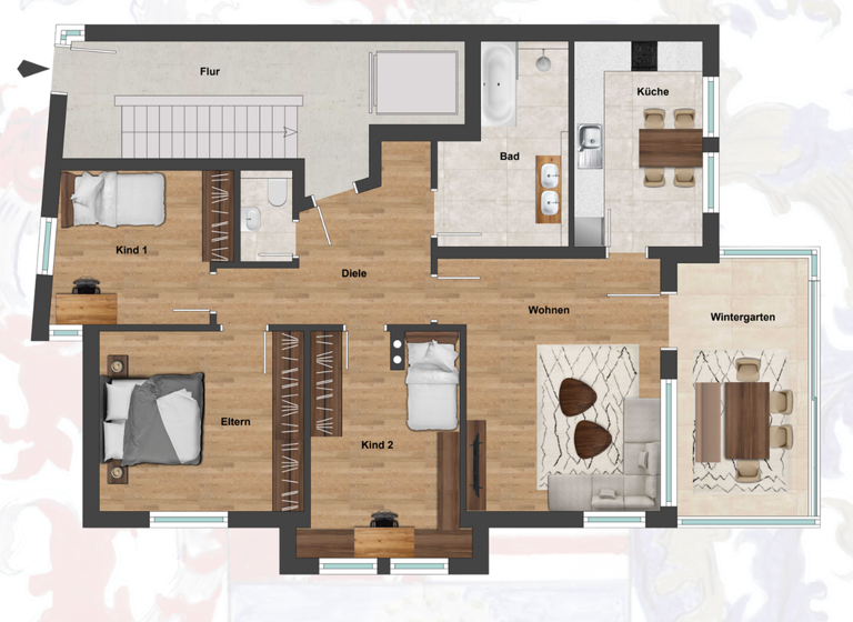 Terrassenwohnung zum Kauf 749.000 € 4 Zimmer 96,8 m² EG Oberstdorf 87561