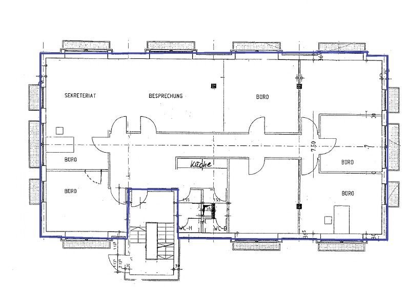 Bürogebäude zur Miete 12,50 € 243,2 m²<br/>Bürofläche Radeberger Vorstadt (Forststr.) Dresden 01099