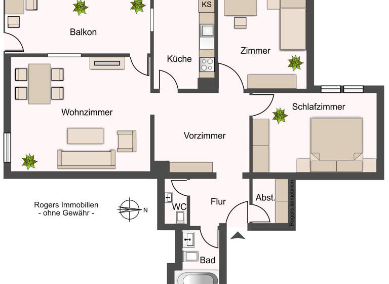 Wohnung zum Kauf 495.000 € 3,5 Zimmer 73,4 m²<br/>Wohnfläche Pasing-Obermenzing München 81245