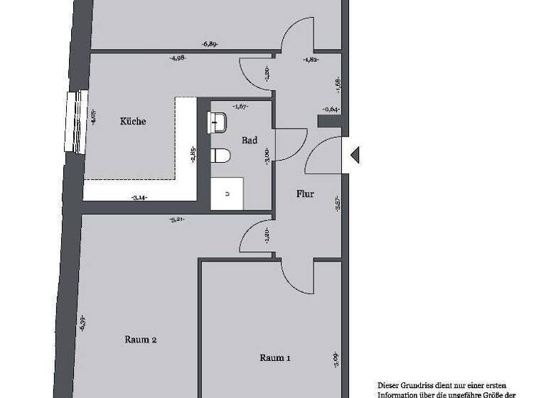 Wohnung zur Miete 1.170 € 3 Zimmer 97,5 m² 6. Geschoss Körnerstr. 16 Mitte Hannover 30159