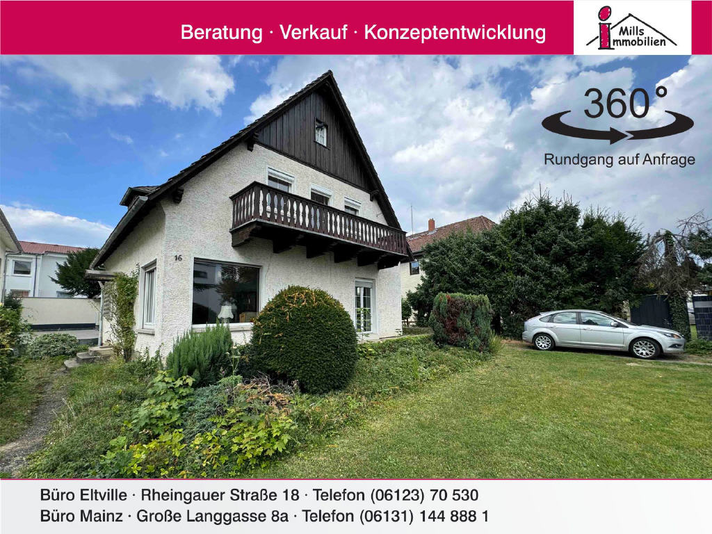 Einfamilienhaus zum Kauf 475.000 € 4,5 Zimmer 120 m²<br/>Wohnfläche 548 m²<br/>Grundstück Erbach Eltville am Rhein 65346