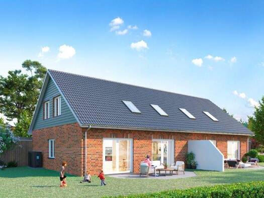 Doppelhaushälfte zum Kauf - Erstbezug 299.000 € 5 Zimmer 111,6 m² 778 m² Grundstück Altenhörner Strasse 16 Eckwarden Butjadingen 26969