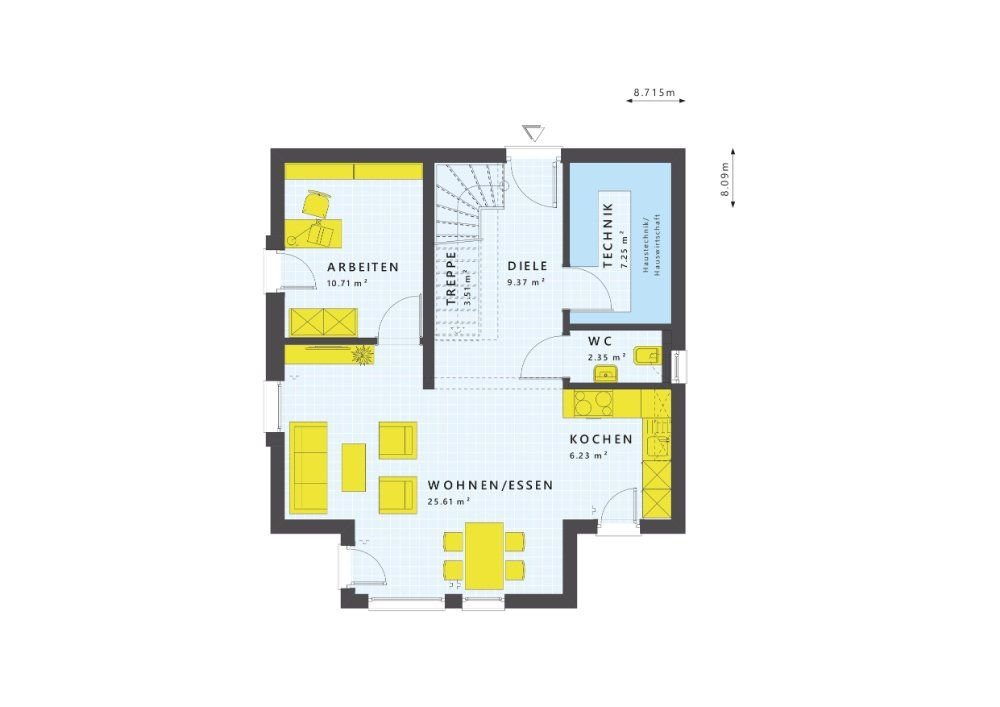 Einfamilienhaus zum Kauf provisionsfrei 394.370 € 5 Zimmer 113 m²<br/>Wohnfläche 576 m²<br/>Grundstück Dierscheid 54523