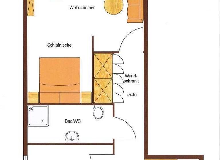 Studio zur Miete 508 € 1 Zimmer 48 m² 3. Geschoss frei ab 16.03.2026 Peliserkerstraße 75 Aachen 52068