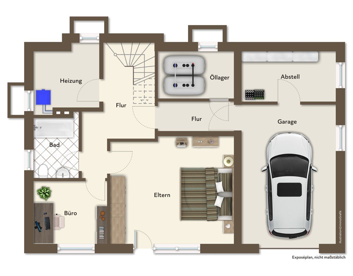 Einfamilienhaus zum Kauf 398.000 € 5 Zimmer 91,4 m²<br/>Wohnfläche 1.038 m²<br/>Grundstück Buxtehude Buxtehude 21614