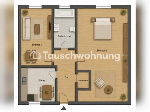 Wohnung zur Miete Tauschwohnung 780 € 2 Zimmer 57 m² 1. Geschoss Osdorf Altona 20357