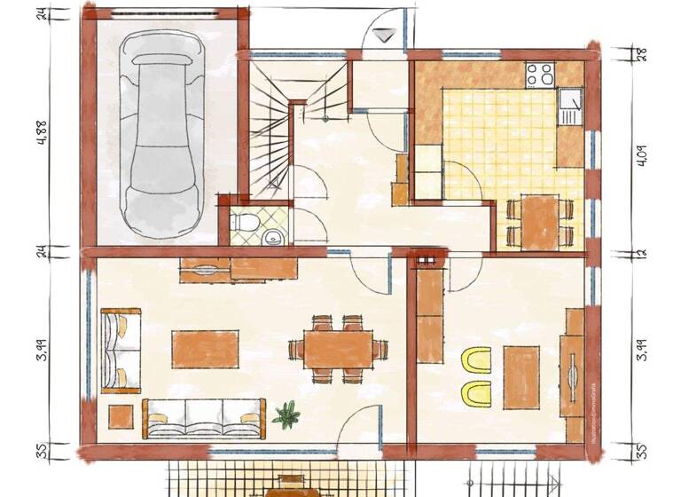 Einfamilienhaus zum Kauf 419.000 € 6 Zimmer 107 m² 756 m² Grundstück Steinburg Süderau 25361