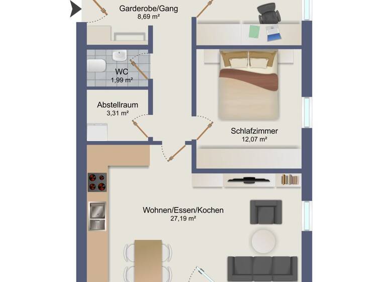 Wohnung zum Kauf 499.000 € 3 Zimmer 71 m² Dornbirn 6850