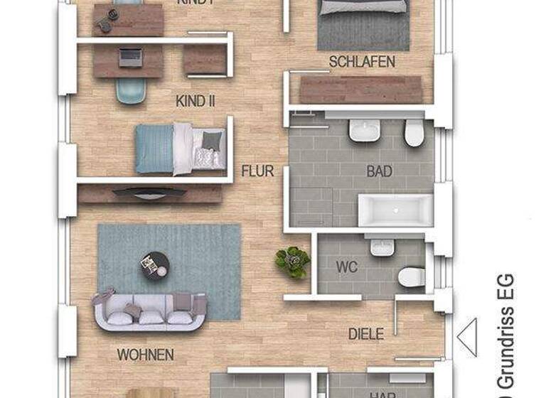 Bungalow zum Kauf 295.850 € 4 Zimmer 100 m² 540 m² Grundstück Büsum 25761