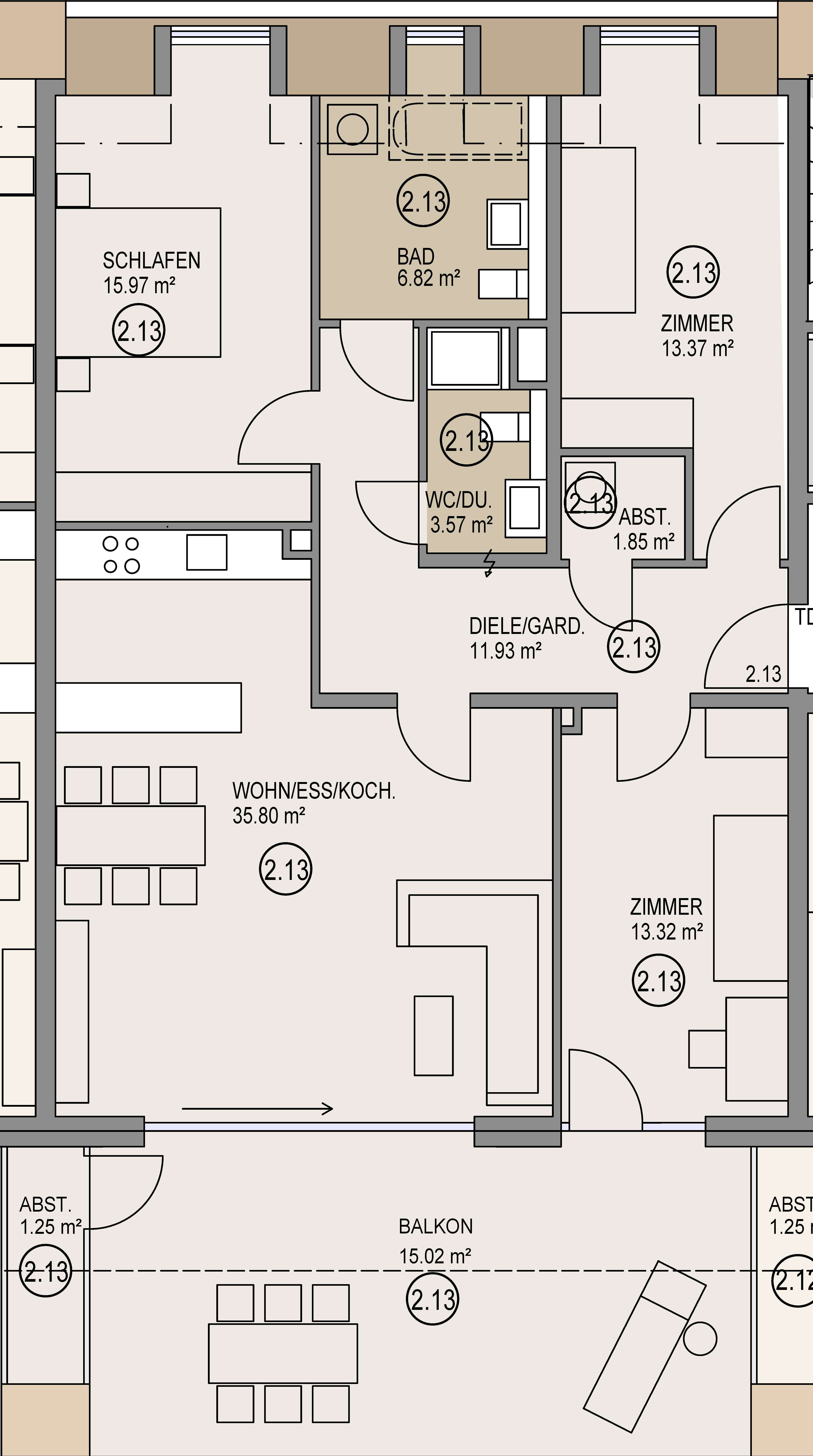 Wohnung zum Kauf provisionsfrei 670.000 € 4 Zimmer 118,9 m²<br/>Wohnfläche 4.<br/>Geschoss Endingen Endingen 79346